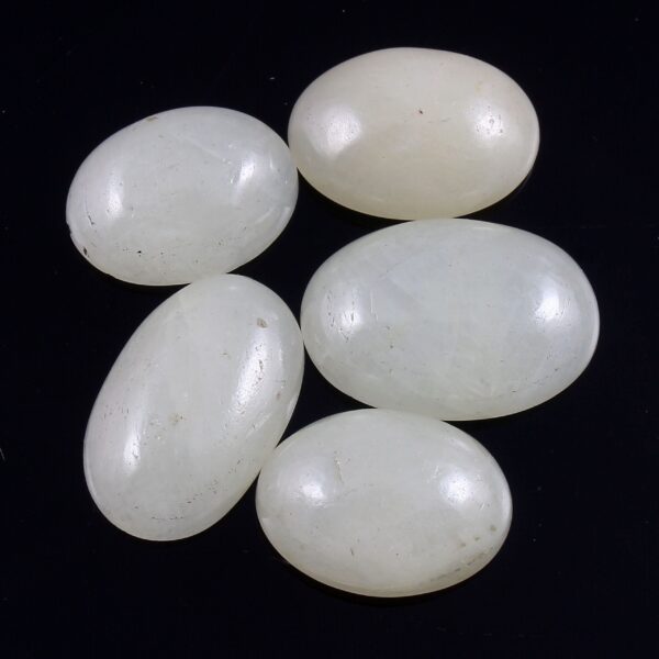 Natural White Sapphire Cabochon, White Sapphire Oval Shape Cabochons 10x14 MM, AAA Grade White Sapphire Gemstone Shape Cabochons 1 Piece