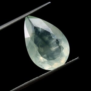 AAA Grade Prehnite Loose Gemstone Cut, Prehnite Pear Shape Loose Cut Stone, Natural Prehnite Gemstone Shape Faceted Cuts 11x16.5 MM 1 Piece