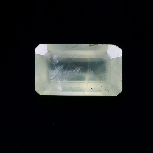 Natural Prehnite Gemstone Cut, Prehnite Rectangle Shape Loose Cuts 11x18.5 MM, AAA Grade Prehnite Gemstone Faceted Cuts Stone 1 Piece - Image 2