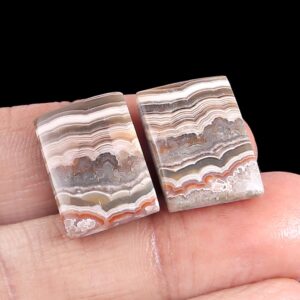 Crazy Lace Rectangle Shape Cabochons 19x13 MM, Natural Gemstone Shape Cabochons, Top Quality Crazy Lace Cabochons, Crazy Lace Cabs 2 Pc