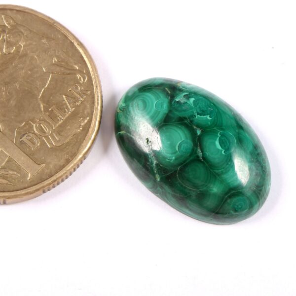Malachite Cabochons, Malachite Oval Shape Cabochons, Malachite Awesome Designer Cabochons, Malachite Gemstone Shape Cabochons 14.50x22 MM - Image 2