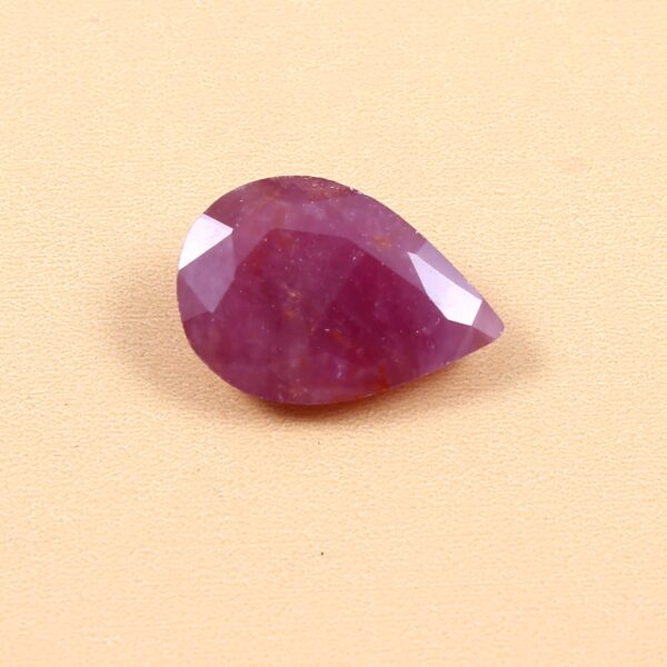 AAA Grade Ruby Cut, Natural Ruby Pear Shape Loose Gemstone Cuts 7.5x11.5 MM, Ruby Loose Cut Stone - Image 2