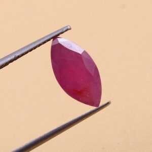 Natural Ruby Gemstone Cut, Ruby Marquise Shape Loose Cut Stone 6x12.5 MM, Ruby Gemstone Shape Cuts, AAA Grade Ruby Faceted Cuts 1 Piece