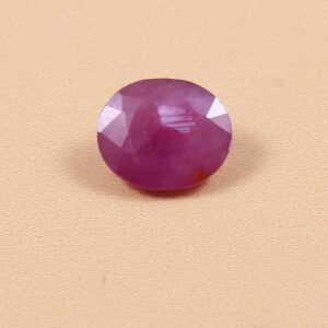Natural Ruby Gemstone Cuts, AAA Grade Ruby Oval Shape Loose Cut Stone 9x11 MM, Ruby Gemstone Faceted Cuts 1 Piece
