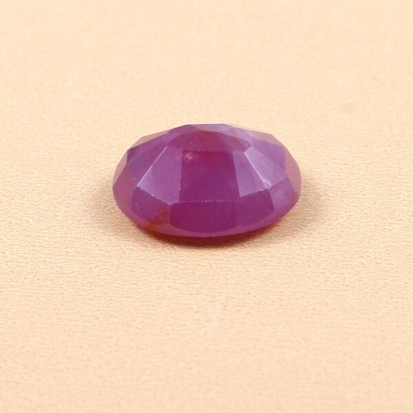 Natural Ruby Gemstone Cuts, AAA Grade Ruby Oval Shape Loose Cut Stone 9x11 MM, Ruby Gemstone Faceted Cuts 1 Piece - Image 3