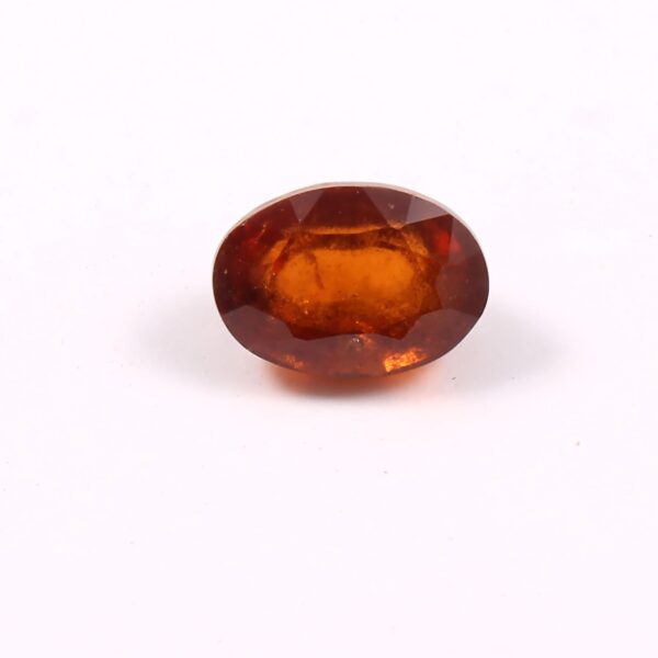 Natural Hessonite Cut, AAA Grade Hessonite Garnet Oval Shape Loose Cut Gemstone, Hessonite Garnet Gemstone Faceted Cuts 8x11.5 MM 1 Piece - Image 2