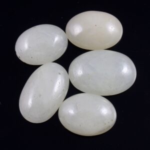 9x13 MM Oval Shape Natural White Sapphire Cabochon, White Sapphire Cabochons, AAA Grade White Sapphire Shape Gemstone Cabochons 1 Piece