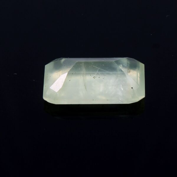 Natural Prehnite Gemstone Cut, Prehnite Rectangle Shape Loose Cuts 11x18.5 MM, AAA Grade Prehnite Gemstone Faceted Cuts Stone 1 Piece - Image 3