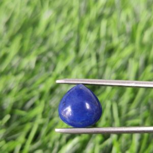 Lapis Heart Shape Cabochon 8 MM, AAA Grade Lapis Lazuli Shape Cabochons, Natural Blue Lapis Gemstone Shape Cabochons, Loose Cabochons 10 Pc