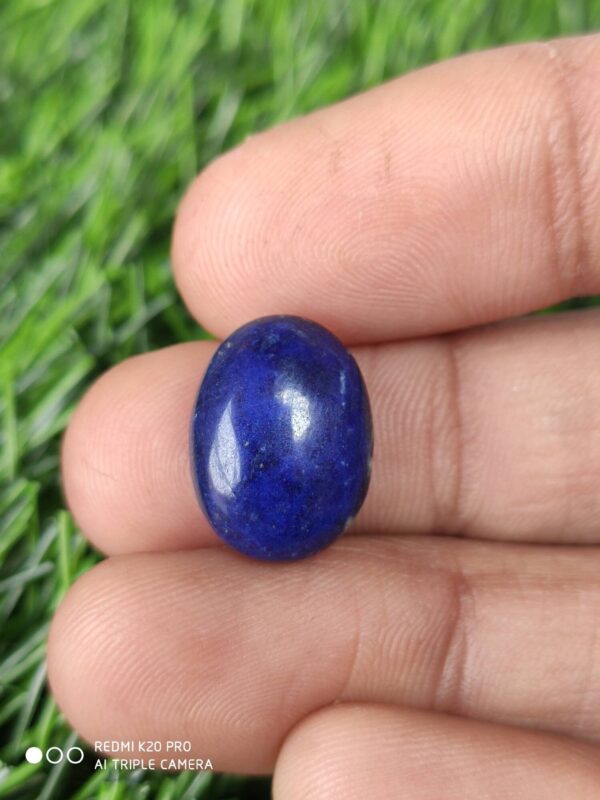 Lapis Lazuli Cabochon, Lapis Lazuli Oval Shape Cabochons, AAA Grade Lapis Gemstone Shape Cabochon 12×16 MM 3 Pc - Image 4