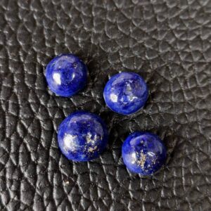 6 MM Round Shape Lapis Lazuli Cabochons, Natural Blue Lapis Cabochons, AAA Grade lapis Gemstone Shape Cabochons, Lapis Loose Cabochons 10 Pc
