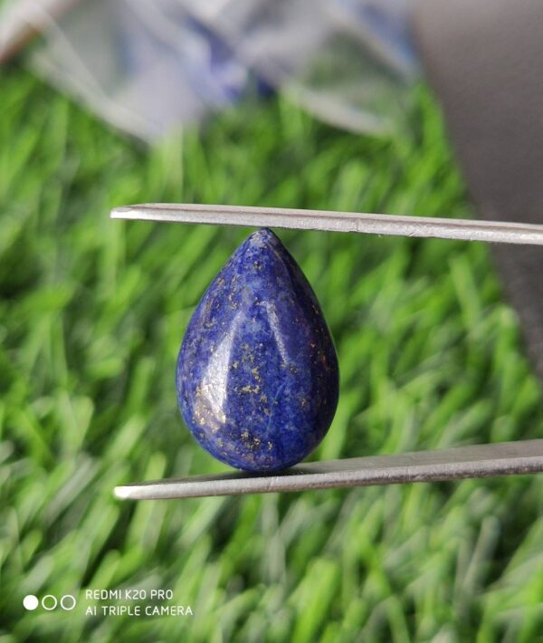 Lapis Pear Shape Cabochons, Lapis Lazuli Shape Cabochons, Beautiful Lapis Gemstone Shape Cabochons, Natural Blue Cabs 18x8-12.7 MM a Pair
