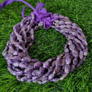 Amethyst Carving Oval shape Beads, Natural Amethyst Oval Shape Beads, Amethyst Gemstone Carving Shape Beads 8x10-8x12 MM 13"
