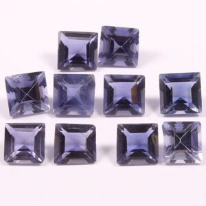 Iolite Loose Gemstone Cuts, Natural Blue Iolite Shape Calibrated Size Cuts 2.5 MM, Iolite Amazing Loose Cut Stone 12 Pc