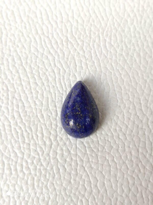 Lapis Pear Shape Cabochons, Lapis Lazuli Shape Cabochons, Beautiful Lapis Gemstone Shape Cabochons, Natural Blue Cabs 18x8-12.7 MM a Pair - Image 3