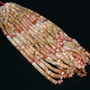 Opal Round Shape Beads, Pink Opal Shaded Beads 5-6 MM, Pink Opal Gemstone Shape Beads, Pink Opal Shape Beads, Pink Opal Loose Beads 16"