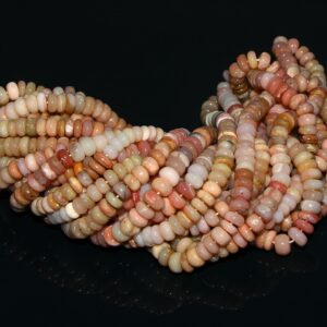 Pink Opal Round Shape Beads 7-7.5 MM, Pink Opal Shaded Beads, Pink Opal Shape Beads, Pink Opal Gemstone Shape Beads, Pink Opal Beads 8"