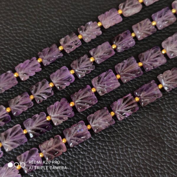 Amethyst Rectangle shape Carving beads 8x10-9x10 MM, Amethyst Shape Carved Beads, Amethyst Gemstone Shape Beads, Amethyst Beads Tassel 8"