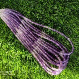 Amethyst Heishi Beads, Amethyst Tyer Beads, Amethyst Shaded Heishi Beads 4-4.5 MM, Amethyst Beads 16"