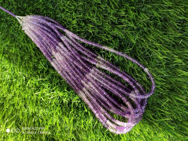 Amethyst Heishi Beads, Amethyst Tyer Beads, Amethyst Shaded Heishi Beads 4-4.5 MM, Amethyst Beads 16"