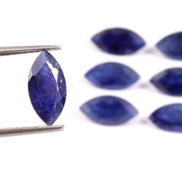 Blue Sapphire Marquise Cut Loose Gemstone 5x10mm, Natural Sapphire for Jewelry, Marquise Shape, Trending Stones for Custom Jewelry 10 Pc - Image 2