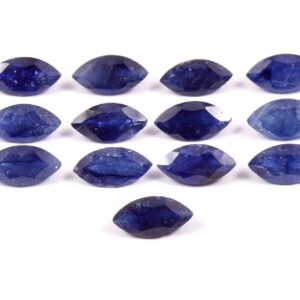 Blue Sapphire Marquise Cut Loose Gemstone 5x10mm, Natural Sapphire for Jewelry, Marquise Shape, Trending Stones for Custom Jewelry 10 Pc