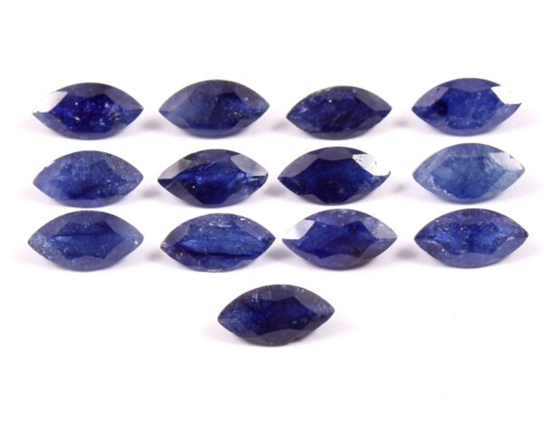 Blue Sapphire Marquise Cut Loose Gemstone 5x10mm, Natural Sapphire for Jewelry, Marquise Shape, Trending Stones for Custom Jewelry 10 Pc