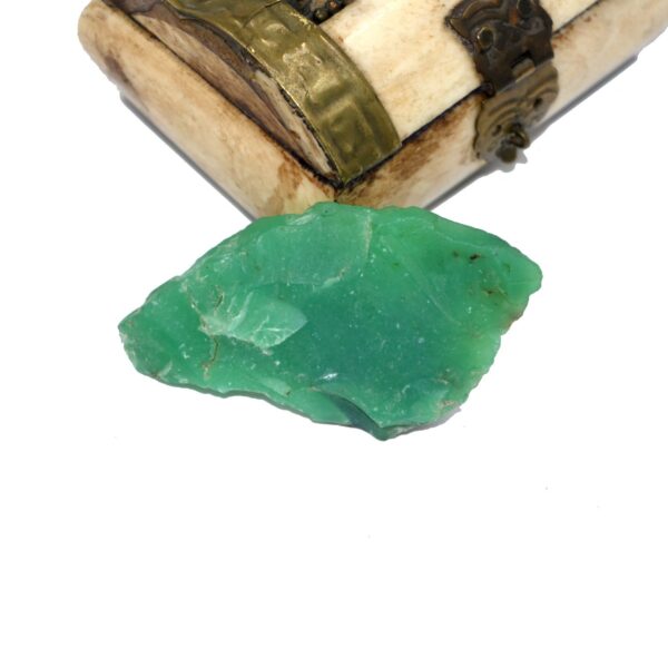 Gemstone Raw Rough, Chrysoprase Rocks, Gemstone Rocks, Chrysoprase Raw Rough, Stone Rough For Jewelry Making Tools And Supply 23 Gram - Image 2