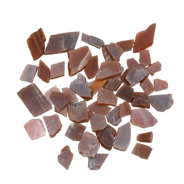 Red Moonstone Raw Rough, Red Moonstone Silk Shine Raw Rough, Gemstone Rocks, Red Moonstone Stone Rough Slice For Jewelry Making 100 Grams - Image 2