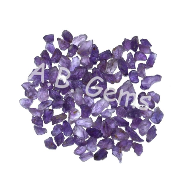 Amethyst Stone Rough, Purple Amethyst Rocks, Gemstone Raw Rough, Amethyst Raw Rough, Gemstone Rocks For Jewelry & Gems Making 100 Grams - Image 2