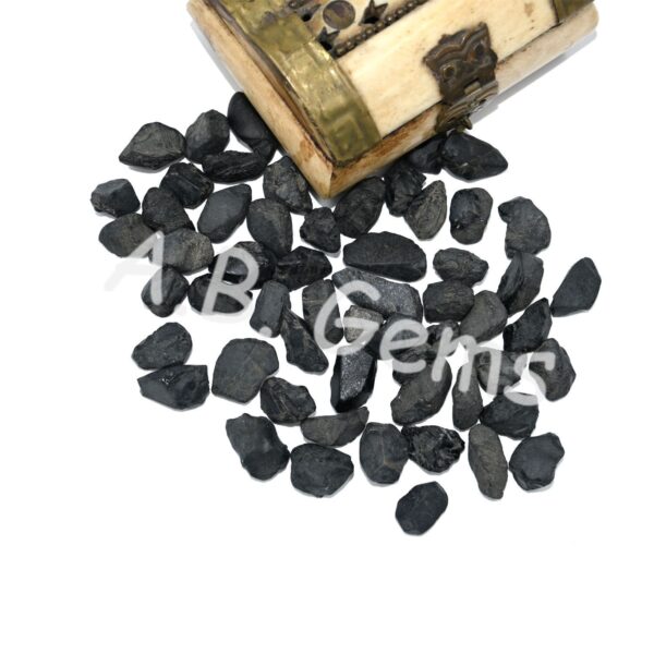Black Spinel Raw Rough, Gemstone Raw Rough, Black Spinel Chips, Black Spinel Rocks, Gemstone Rocks, Spinel Raw Material 100 Grams - Image 2
