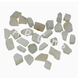 White Moonstone Raw Rough, Gemstone Raw Rough, White Moonstone Chips, Jewelry Making Tools, Shiny Moonstone Rough 200 Grams