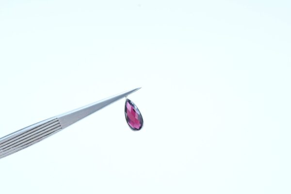 Garnet Pear Shape Briolette Pendant 7x15 MM, Garnet Gemstone Jewelry With 925 Sterling Silver, Gemstone Jewelry Tools, For Gift 4 Pc - Image 2