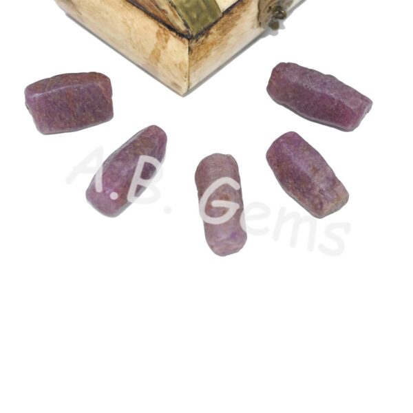 Ruby Silk Raw Rough, Ruby Rocks, Gemstone Raw Material For Jewelry Making, Ruby Raw Rough, Gemstone Rock For Gift 210 Ct. - Image 3