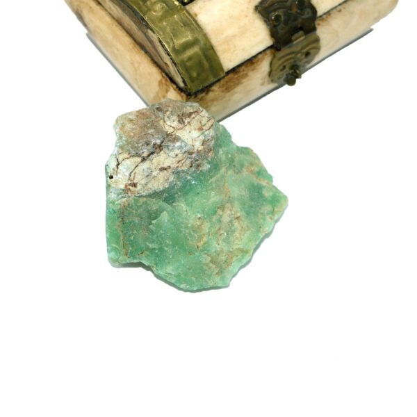 Chrysoprase Raw Rough, Gemstone Rocks, Natural Chrysoprase Rough Stone, Chrysoprase Raw Rough For Jewelry And Gems Making 54 Grams - Image 2
