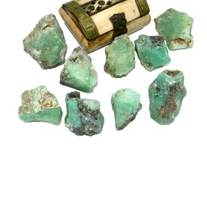 Chrysoprase Raw Rough, Gemstone Raw Rough, Chrysoprase Rocks, Gemstone Rocks, Chrysoprase Stone Rough, Jewelry Making Tools And Supply 340 Grams