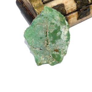 Chrysoprase Stone Raw Rough, Gemstone Raw Rough, Chrysoprase Rocks, Chrysoprase Raw Rough For Jewelry Making Tools And Supply 33 Grams