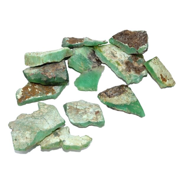 Chrysoprace Raw Rough, Gemstone Raw Material, Chrysoprase Ever Green Raw Rough, Chrysoprase Stone Rough For Gems And Jewelry Making 175 Grams - Image 3