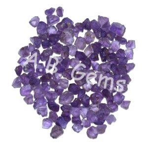Amethyst Raw Rough, Gemstone Rocks, Amethyst Stone Rough, Natural Purple Amethyst Rough For Loose Gemstone & Jewelry Making 100 Grams