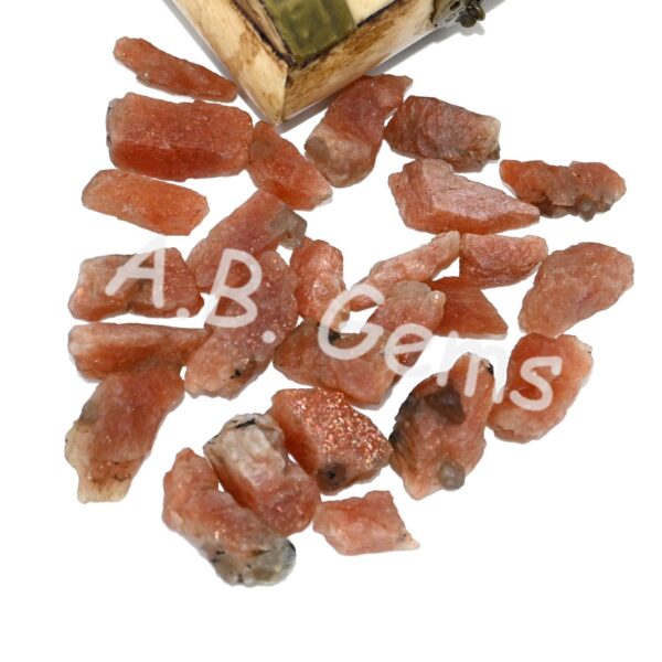 Sunstone Raw Rough, Natural Gemstone Raw Rough, Sunstone Rough Stone, Chips For Jewelry Making, Raw Material Rough For Gift 50 Grams - Image 3