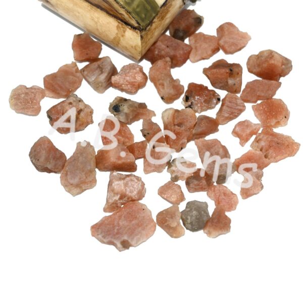 Sunstone Rough, Gemstone Raw Rough For Jewelry Making, Sunstone Chips, Gemstone Rocks, Sunstone Rocks, Supply For Cabs & Cuts making 50Grams - Image 2