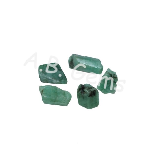 Emerald Stone Rough, Gemstone Raw Rough, Emerald Raw Material For Jewelry Making, Gemstone Rocks, Natural Emerald Rocks For Gift 60 Ct. - Image 2