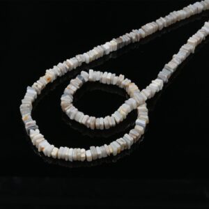 Natural Opal Square Shape Beads 4-5 MM, Australian Opal Smooth Beads For Making Jewelry, Opal Handmade Loose Gemstone Beads For Crafts 16"