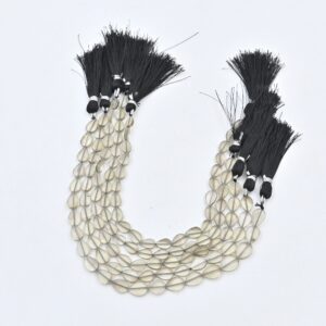 8 Inches Smokey Quartz Pear Shape Flat Beads, Healing Crystal Sculpture Beads, Gemstone Art Display, Quartz Loose Beads 5.5x8.5-7x10 MM