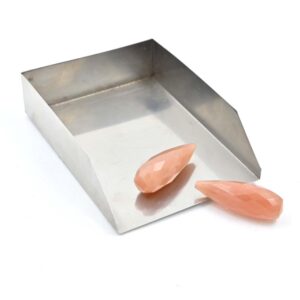 Pink Moonstone Faceted Drops 10x26 MM, Natural Gemstone, Handcrafted Cylinder For Making Jewelry, Amazing Hand Polished Loose Stone 2 Pc