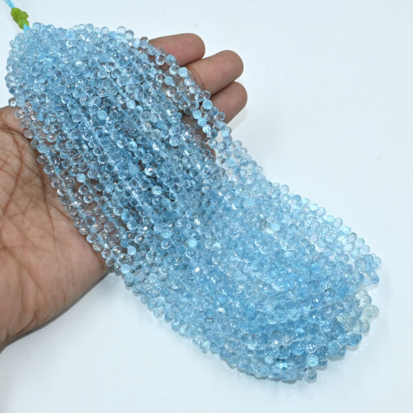 Topaz Teardrop Gemstone Beads for Jewelry