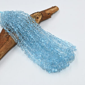 Topaz Drop Faceted Beads Strand 16 Inch
