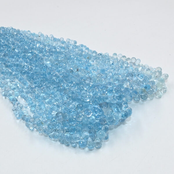 4x6mm to 5x7mm Natural Topaz Beads