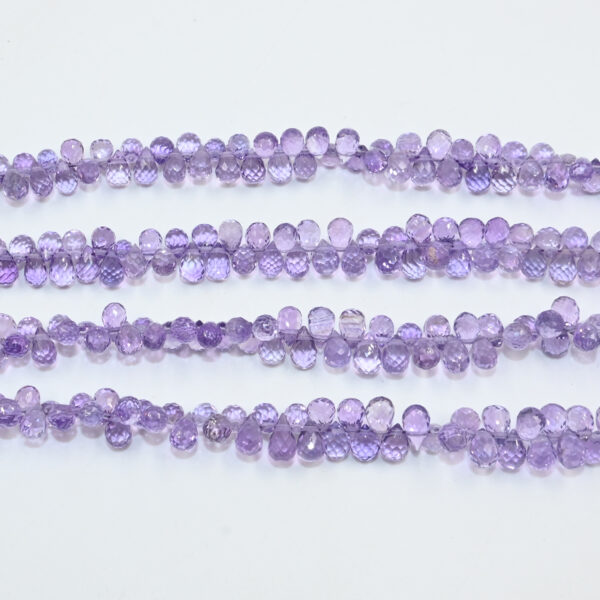Drop Shape Amethyst Necklace for Women