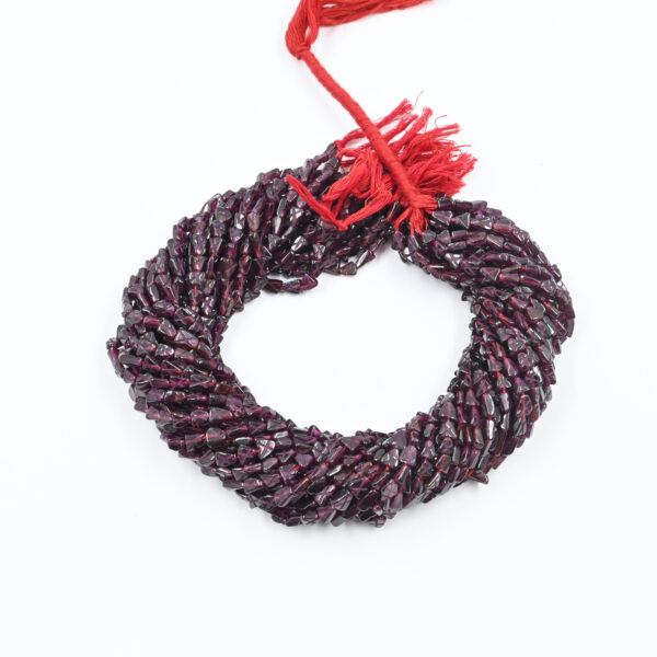 garnet for jewelry making, faith beads, red gemstone triangle, artisan gemstone beads, cross carved garnet, rosary beads garnet, garnet for crafting, symbolic gemstone beads